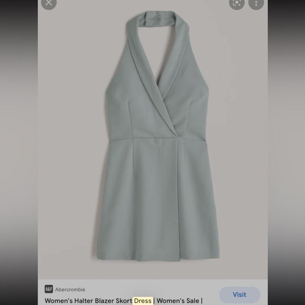 Women’s halter blazer skort dress